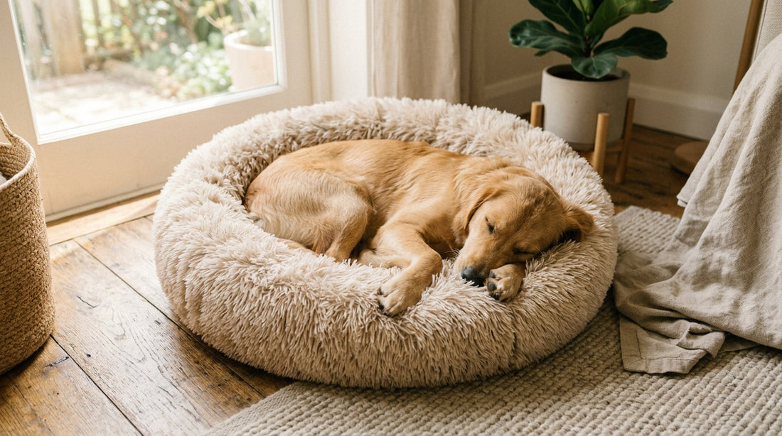 Why your dog can't sleep and how a calming bed actually helps